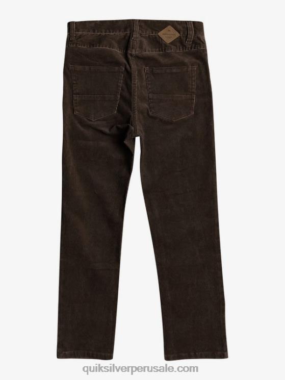 Quiksilver N8LNT2331 Niños taza pequeña 8-16 pantalones de pana cónicos kracker