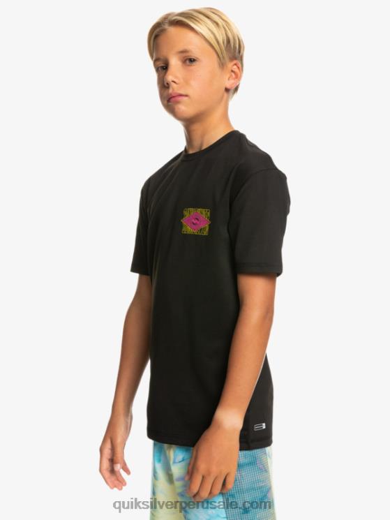 Quiksilver N8LNT2011 Niños negro Camiseta surf 8-16 radical upf 50