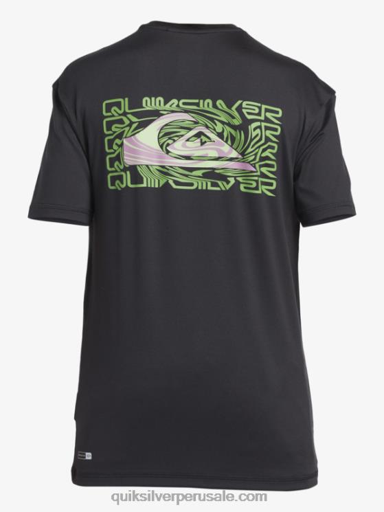 Quiksilver N8LNT2012 Niños pista Camiseta de surf de manga corta 8-16 mix session upf 50