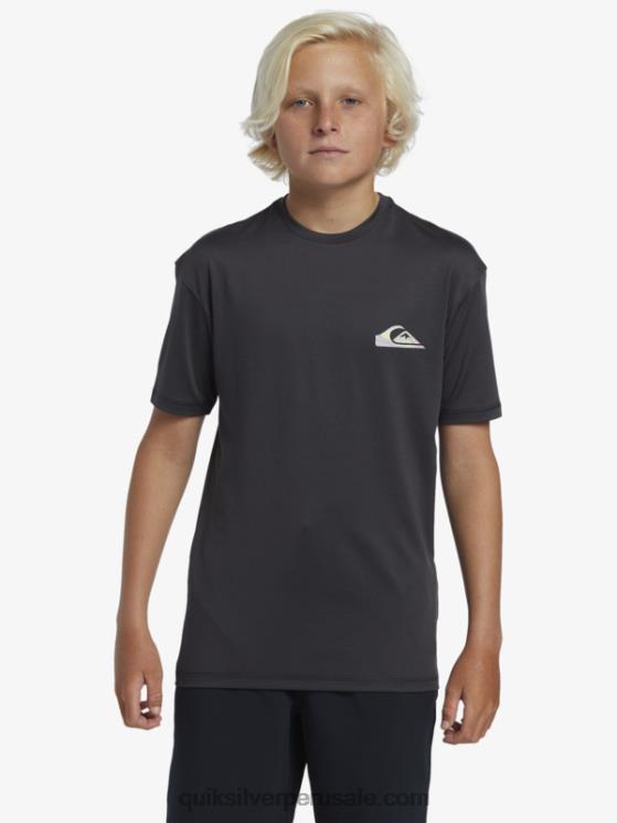 Quiksilver N8LNT2012 Niños pista Camiseta de surf de manga corta 8-16 mix session upf 50