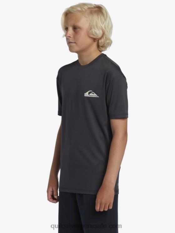 Quiksilver N8LNT2012 Niños pista Camiseta de surf de manga corta 8-16 mix session upf 50