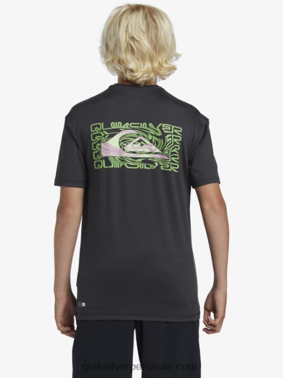 Quiksilver N8LNT2012 Niños pista Camiseta de surf de manga corta 8-16 mix session upf 50