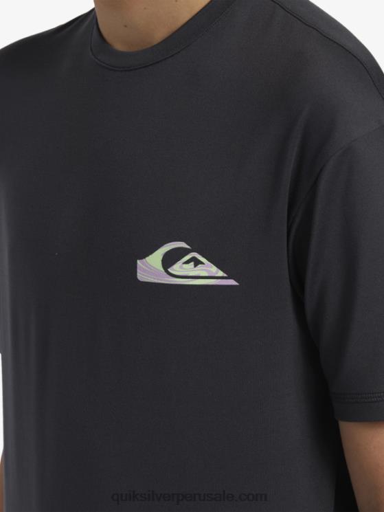 Quiksilver N8LNT2012 Niños pista Camiseta de surf de manga corta 8-16 mix session upf 50
