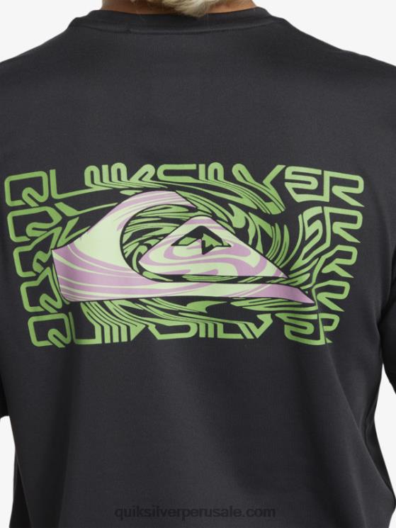 Quiksilver N8LNT2012 Niños pista Camiseta de surf de manga corta 8-16 mix session upf 50