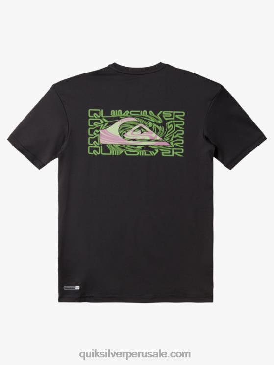 Quiksilver N8LNT2012 Niños pista Camiseta de surf de manga corta 8-16 mix session upf 50