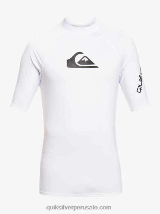 Quiksilver N8LNT2059 Niños blanco 8-16 all time ss camiseta de surf para jóvenes s/sl