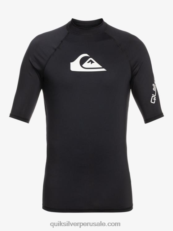 Quiksilver N8LNT2060 Niños negro 8-16 all time ss camiseta de surf para jóvenes s/sl