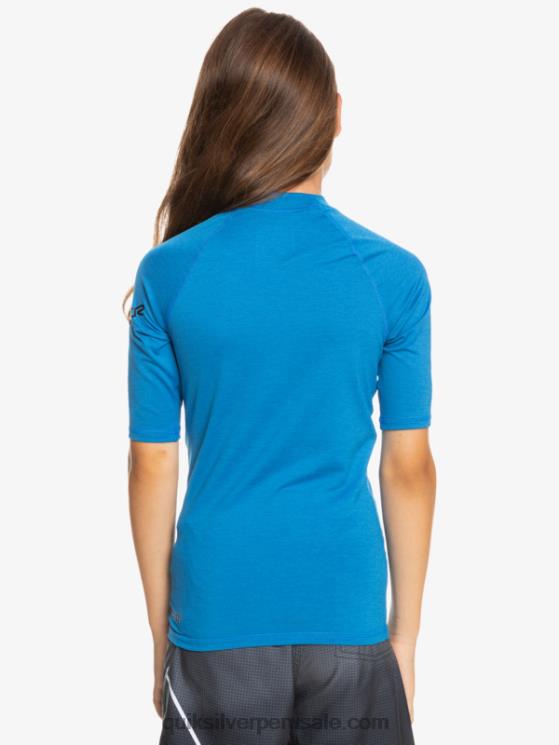 Quiksilver N8LNT2063 Niños snorkel azul brezo 8-16 all time ss camiseta de surf para jóvenes s/sl