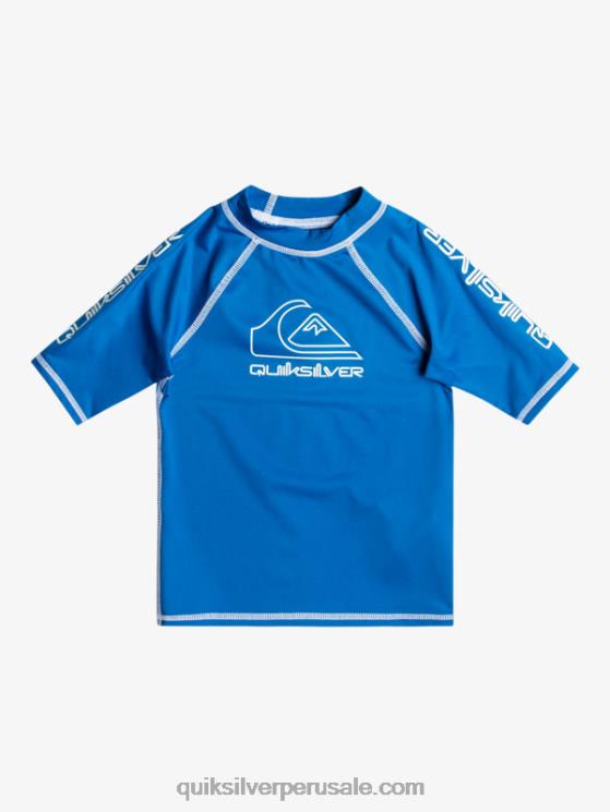 Quiksilver N8LNT2114 Niños snorkel azul 2-7 on tour camiseta de manga corta upf 50