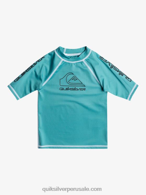 Quiksilver N8LNT2115 Niños azul bretaña 2-7 on tour camiseta de manga corta upf 50