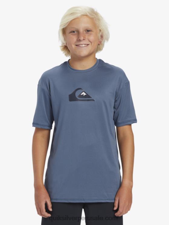 Quiksilver N8LNT2136 Niños mar de bering Camiseta surf 8-16 solid stripe manga corta upf 50