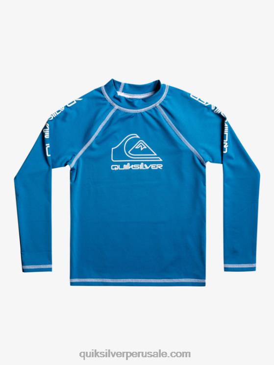 Quiksilver N8LNT2222 Niños vallarta azul 2-7 on tour manga larga upf 50 rashguard