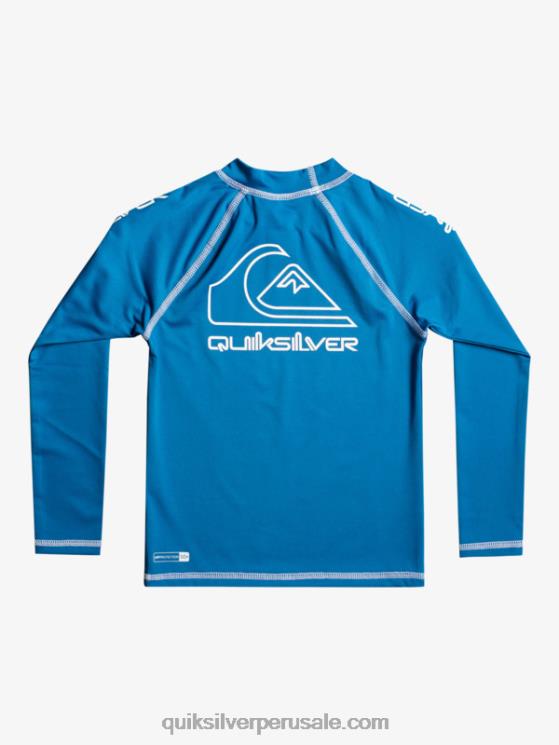 Quiksilver N8LNT2222 Niños vallarta azul 2-7 on tour manga larga upf 50 rashguard