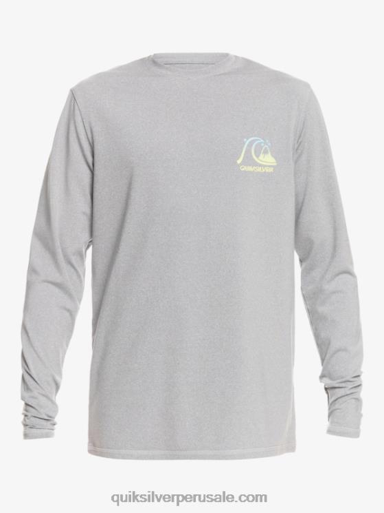 Quiksilver N8LNT2261 Niños brezo aguanieve 8-16 heritage heather playera de surf de manga larga upf 50