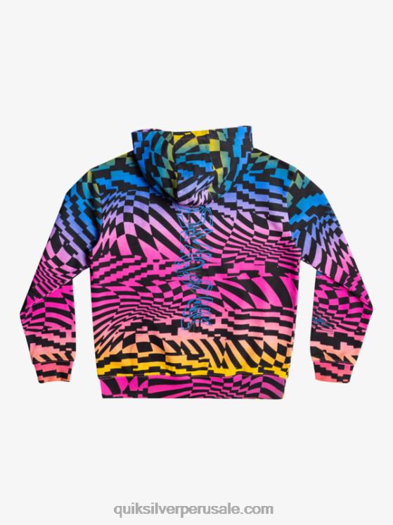Quiksilver N8LNT2051 Niños rosa glo tiempos radicales 231 8-16 radical times sudadera con capucha extragrande