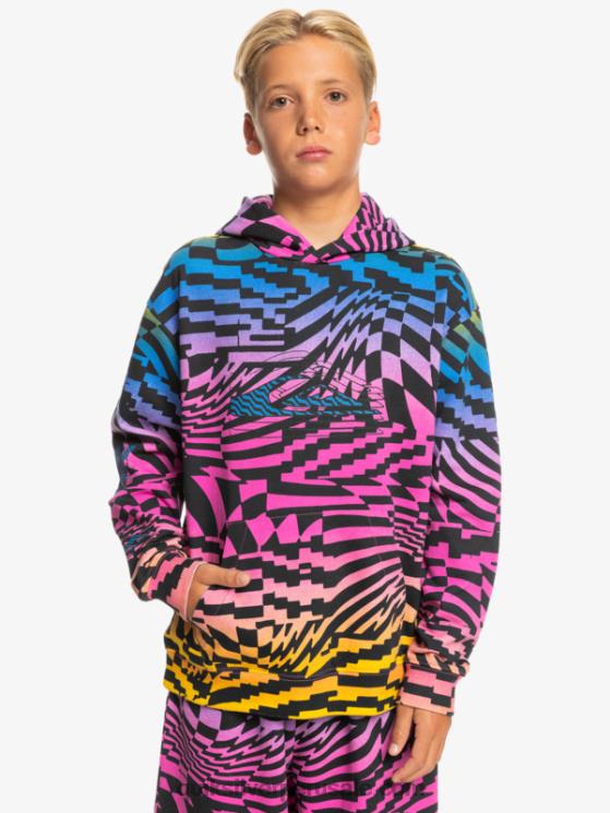 Quiksilver N8LNT2051 Niños rosa glo tiempos radicales 231 8-16 radical times sudadera con capucha extragrande
