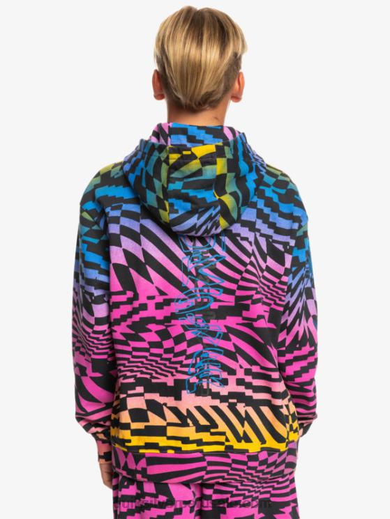Quiksilver N8LNT2051 Niños rosa glo tiempos radicales 231 8-16 radical times sudadera con capucha extragrande
