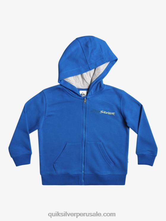 Quiksilver N8LNT2234 Niños snorkel azul sudadera con capucha y cremallera 2-7 retro risk