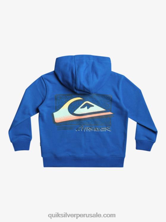 Quiksilver N8LNT2234 Niños snorkel azul sudadera con capucha y cremallera 2-7 retro risk