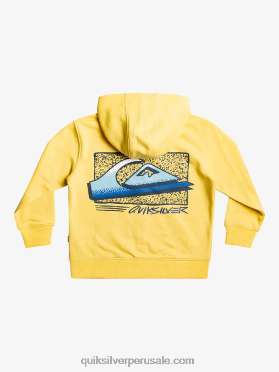 Quiksilver N8LNT2235 Niños boca de dragón sudadera con capucha y cremallera 2-7 retro risk