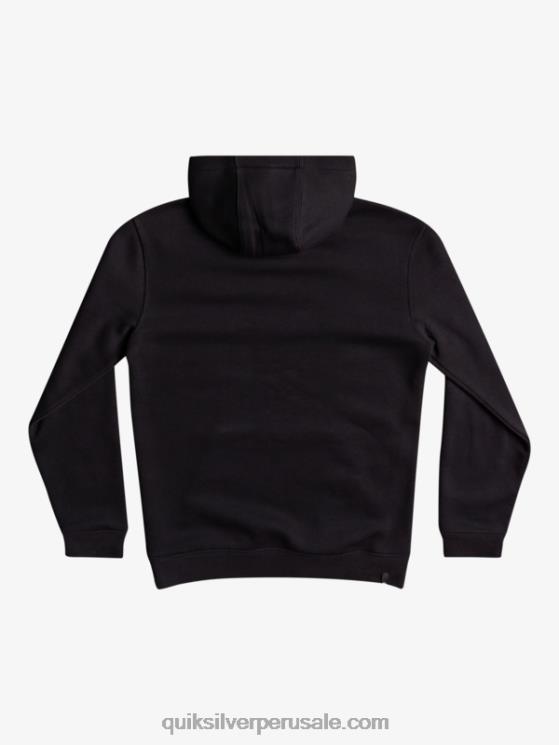 Quiksilver N8LNT2248 Niños negro 8-16 top polar con logo grande