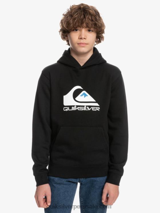 Quiksilver N8LNT2248 Niños negro 8-16 top polar con logo grande