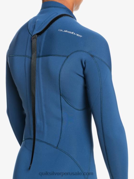 Quiksilver N8LNT2189 Niños insignias azules 8-16 sesiones de 4/3 mm l/sl traje completo