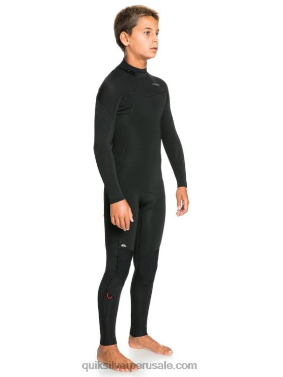 Quiksilver N8LNT2194 Niños negro 8-16 sesiones de 3/2 mm l/sl fullsuit