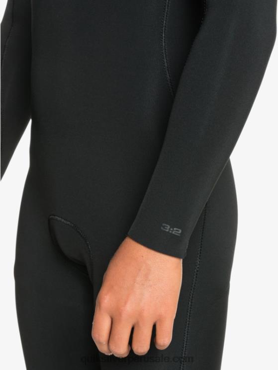 Quiksilver N8LNT2194 Niños negro 8-16 sesiones de 3/2 mm l/sl fullsuit