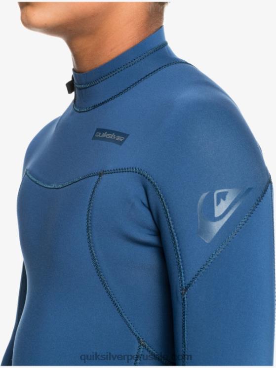 Quiksilver N8LNT2195 Niños insignias azules 8-16 sesiones de 3/2 mm l/sl fullsuit