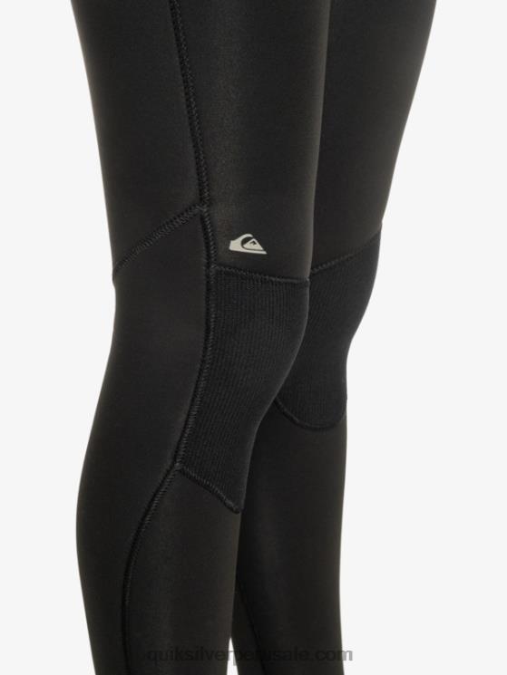 Quiksilver N8LNT2224 Niños negro 8-16 Traje de neopreno con cremallera en la espalda para sesiones diarias de 3/2 mm