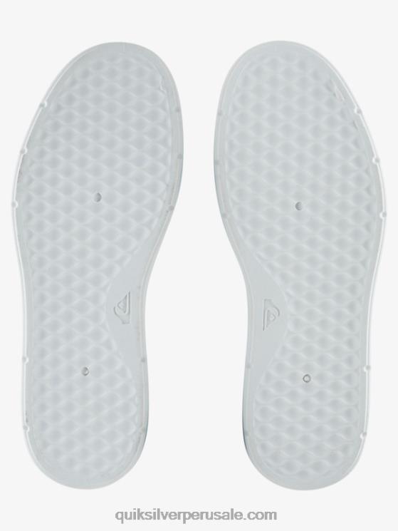 Quiksilver N8LNT1289 hombres verde 1 zapatos sin cordones Harbor Wharf