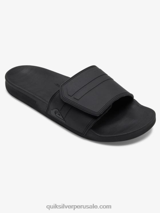 Quiksilver N8LNT1016 hombres Gris oscuro deslizadores de ajuste deslizante rivi