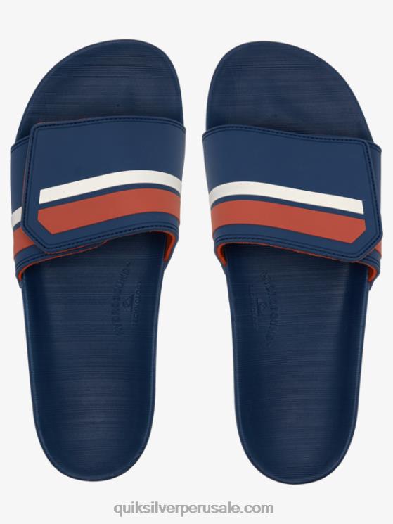 Quiksilver N8LNT1019 hombres azul 1 deslizadores de ajuste deslizante rivi