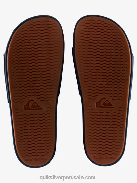 Quiksilver N8LNT1019 hombres azul 1 deslizadores de ajuste deslizante rivi