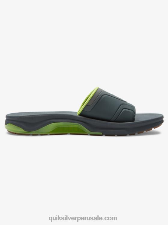 Quiksilver N8LNT1258 hombres gris 1 sandalias de recuperación Mathodic