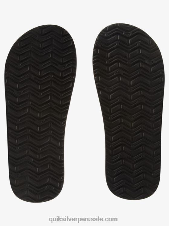 Quiksilver N8LNT1292 hombres verde/negro/marrón sandalias Monkey Abyss
