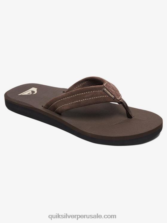 Quiksilver N8LNT1631 hombres demitasse - sólido sandalias carver de ante