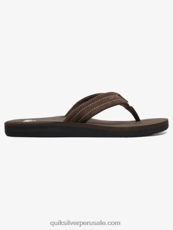 Quiksilver N8LNT1631 hombres demitasse - sólido sandalias carver de ante