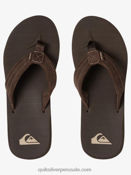 Quiksilver N8LNT1631 hombres demitasse - sólido sandalias carver de ante