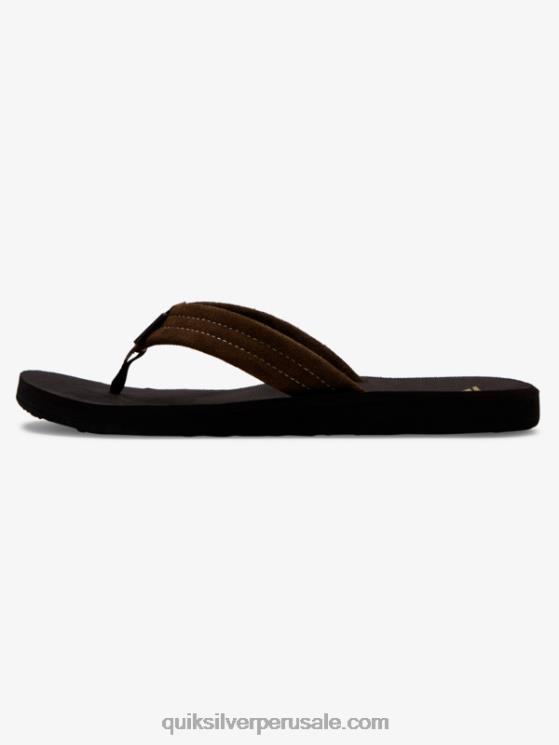 Quiksilver N8LNT1631 hombres demitasse - sólido sandalias carver de ante