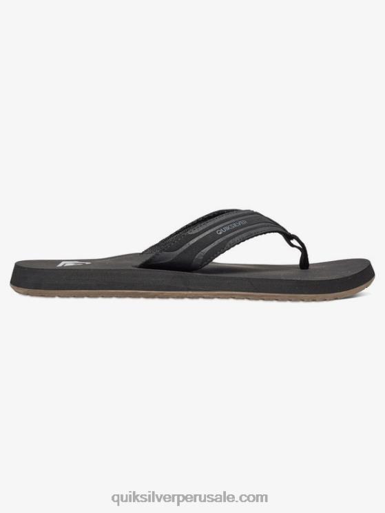 Quiksilver N8LNT1644 hombres marrón oscuro sandalias de llave inglesa