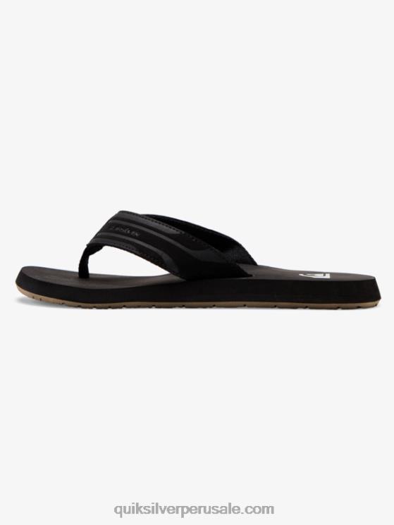 Quiksilver N8LNT1644 hombres marrón oscuro sandalias de llave inglesa