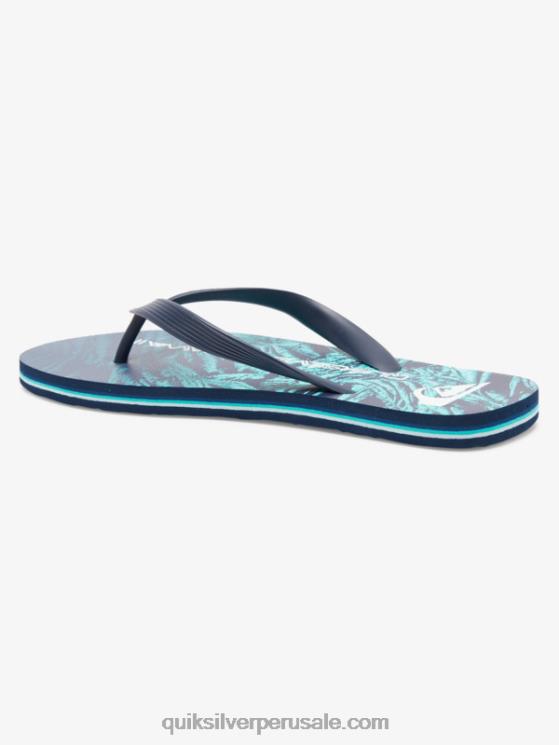 Quiksilver N8LNT1861 hombres verde 1 chanclas molokai de cosecha propia
