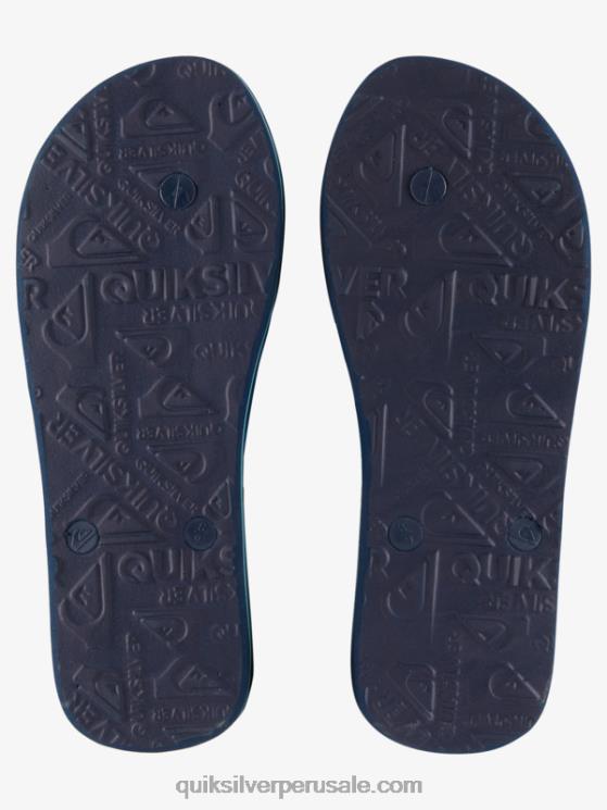 Quiksilver N8LNT1861 hombres verde 1 chanclas molokai de cosecha propia