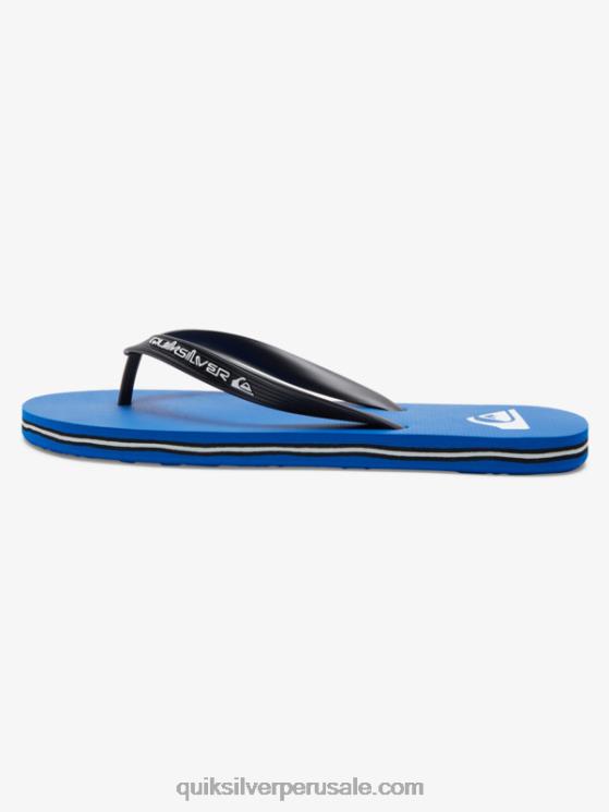 Quiksilver N8LNT593 hombres azul 1 chanclas molokai core