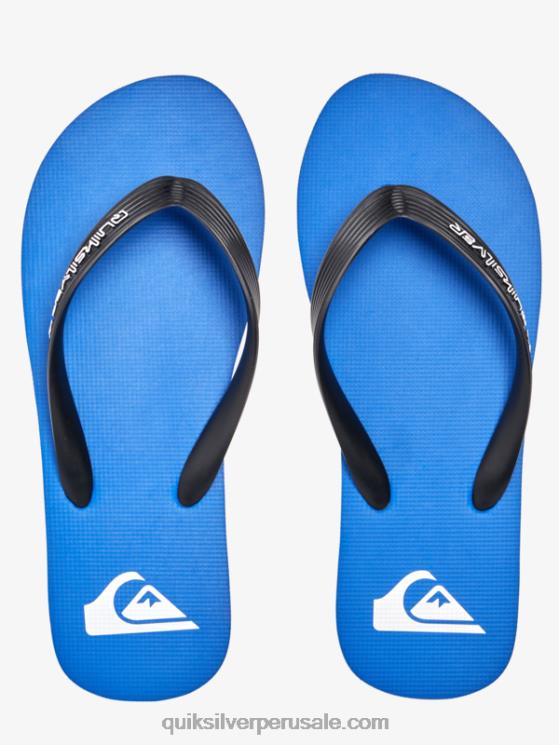 Quiksilver N8LNT593 hombres azul 1 chanclas molokai core
