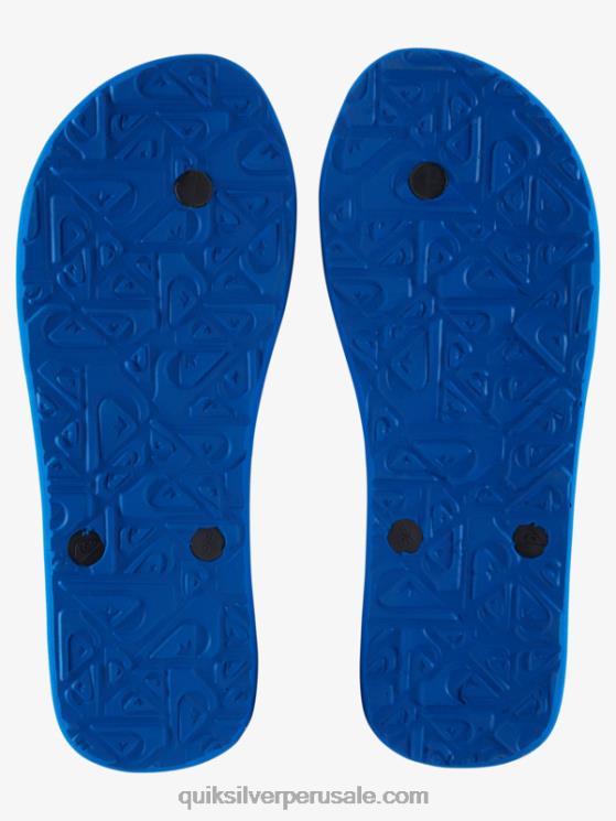 Quiksilver N8LNT593 hombres azul 1 chanclas molokai core