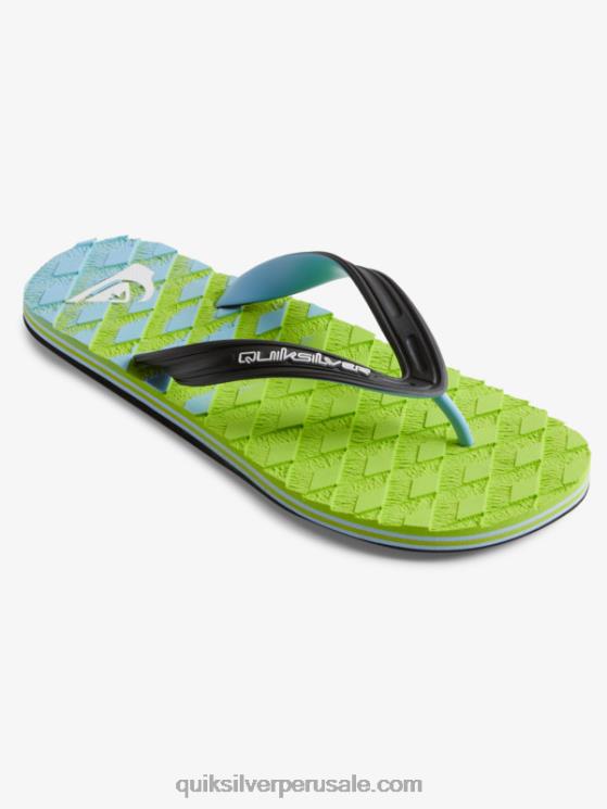 Quiksilver N8LNT748 hombres verde 1 sandalias oahuey