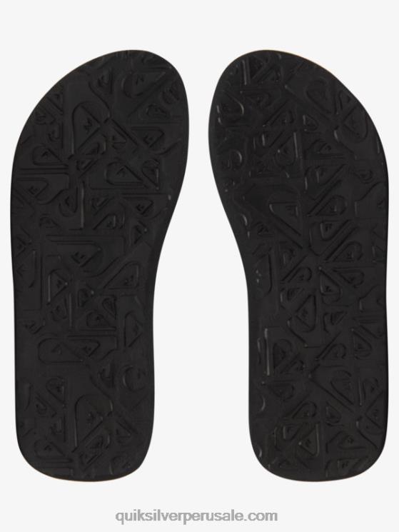 Quiksilver N8LNT1992 Niños azul 3 8-16 molokai sandalias layback
